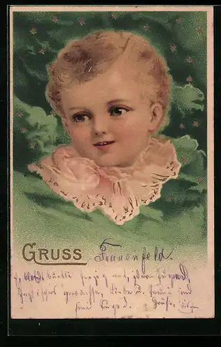 AK Gesicht von einem kleinen Mädchen