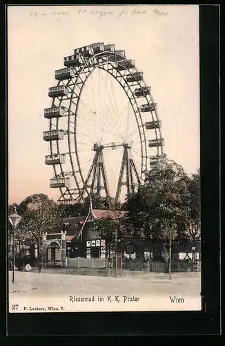 AK Wien, Riesenrad im Prater