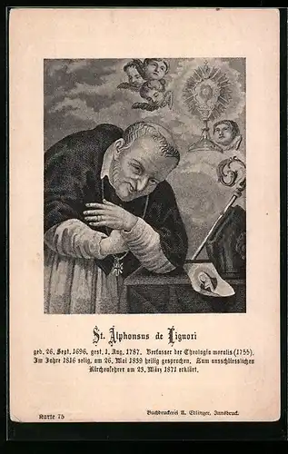 AK Schutzpatron St. Alphonsus de Lignori