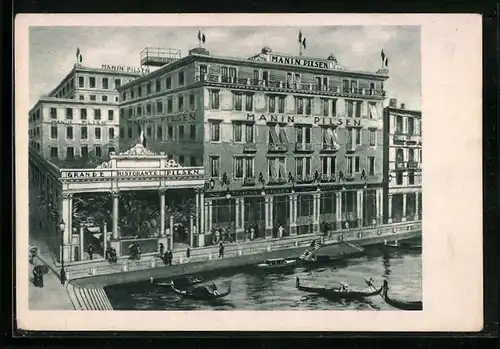 AK Venezia, Albergo Manini & Pilsen, Grand Ristorante, Piazza S. Marco
