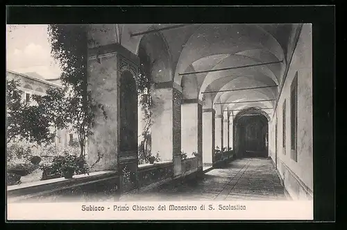 AK Subiaco, Primo Chiostro del Monastero di S. Scolastica