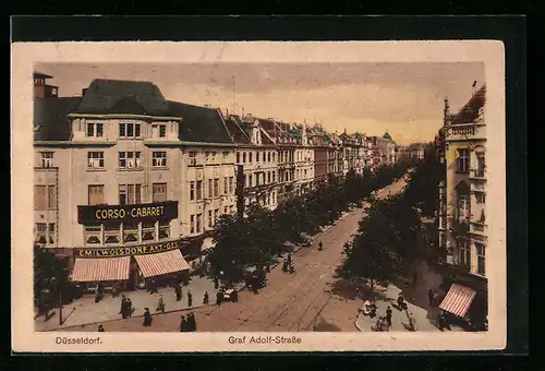 AK Düsseldorf, Graf Adolf-Strasse