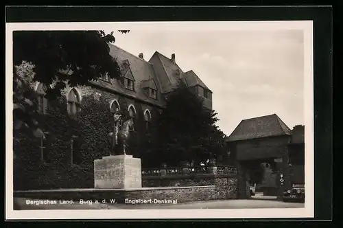 AK Burg a. d. W., Blick auf das Engelbert-Denkmal