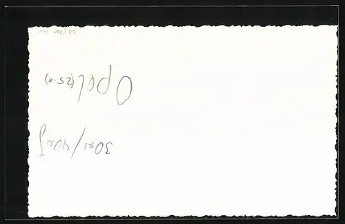 AK Herr in seinem Opel-Auto