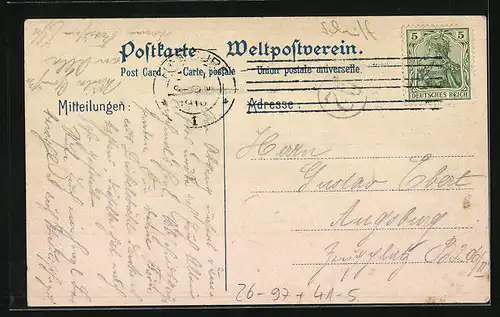 Künstler-AK Hans Bohrdt: Passagierschiff Graf Waldersee, Hamburg-Amerika Linie