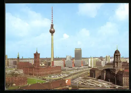 AK Berlin, Zentrum mit Fernsehturm