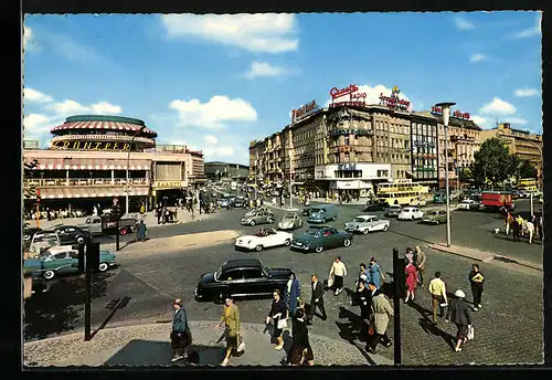 AK Berlin, Cafe Kranzler am Kurfürstendamm