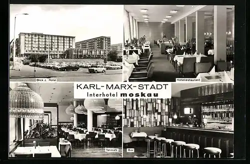 AK Karl-Marx-Stadt, Interhotel Moskau