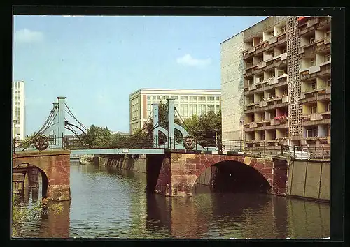 AK Berlin, Blick auf die Jungfernbrücke
