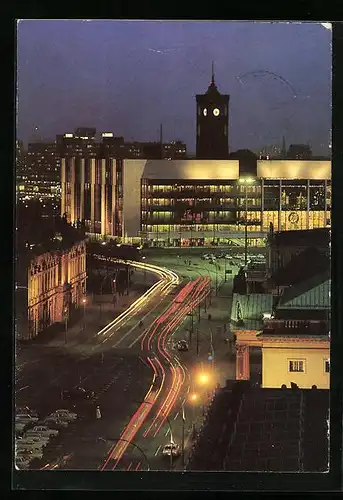 AK Berlin, Blick zum Palast der Republik