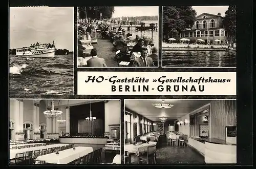 AK Berlin-Grünau, HO-Gaststätte Gesellschaftshaus