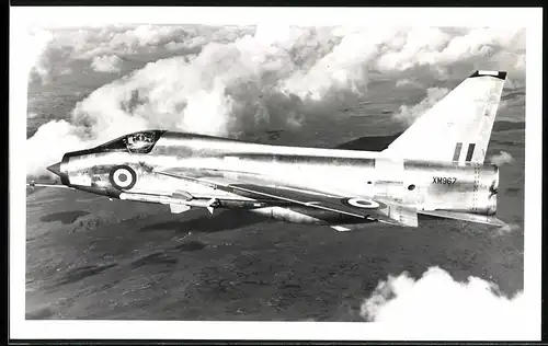 Fotografie Flugzeug English Electric Lightning T.5, Kampfjet der Royal Air Force XM967