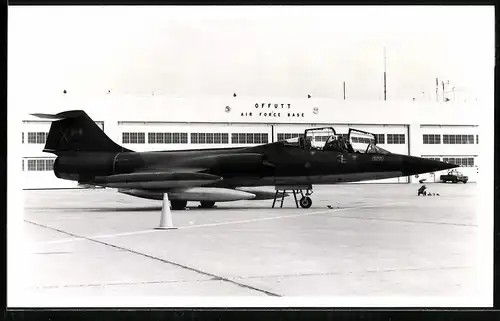 Fotografie Flugzeug Lockheed F-104 Starfighter, Canadian Air Force, Air Force Base Offutt