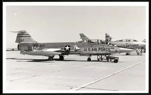 Fotografie Flugzeug Lockheed F-104 Starfighter der USAF, FG-317 No. 71317