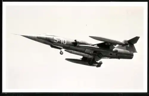 Fotografie Flugzeug Lockheed F-104 Starfighter der Luftstreitkräfte Italien, Kennung 5-10