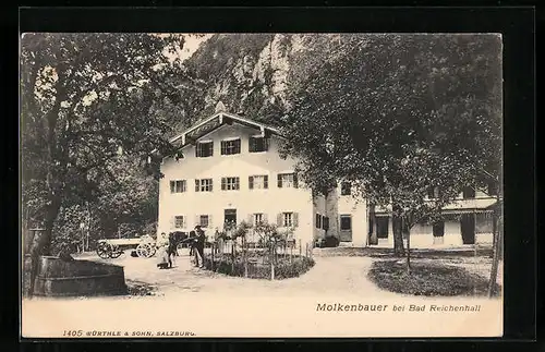 AK Bad Reichenhall, Gasthaus Molkenbauer
