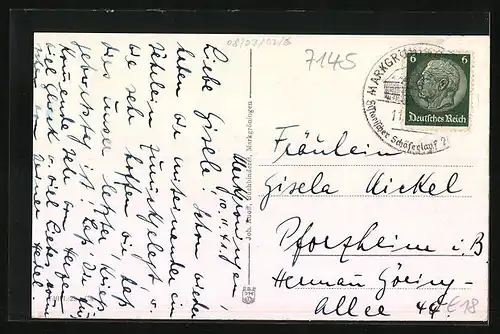 AK Markgröningen, Blick auf die Aufbauschule