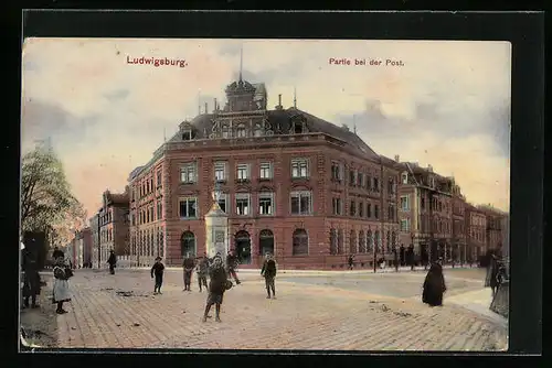 AK Ludwigsburg, Partie bei der Post