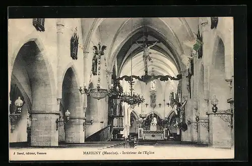 AK Marigny, Intérieur de l`Eglise