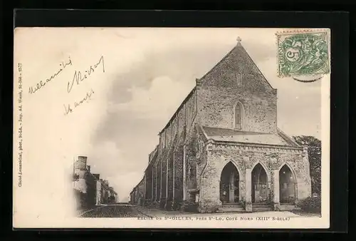 AK St-Gilles, Eglise près St-Lo, Coté nord (XIII Siècle)