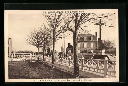 AK Montebourg, Entrée de la Ville (côté gare)