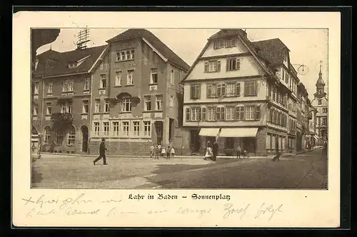 AK Lahr in Baden, Blick auf den Sonnenplatz