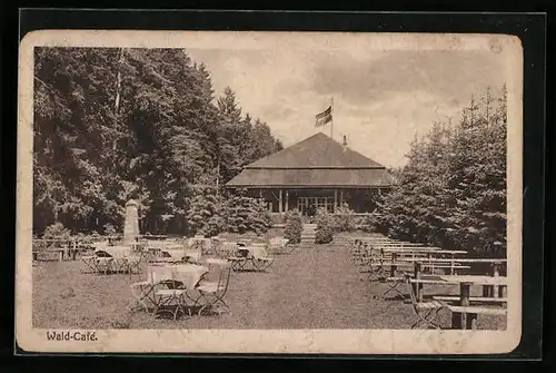 AK Dürrheim /Schwarzwald, Wald-Cafe, Zweiggeschäft des Hotel Schwert, Bes, L. Hakenjos