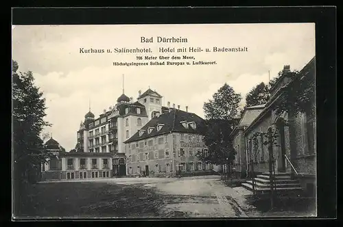 AK Bad Dürrheim, Kurhaus u. Salinenhotel