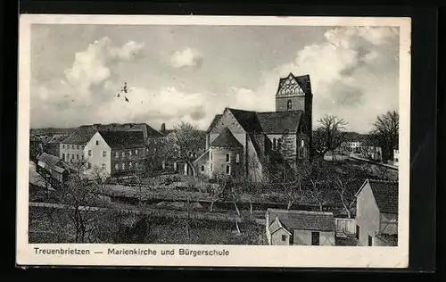 AK Treuenbrietzen, Marienkirche und Bürgerschule