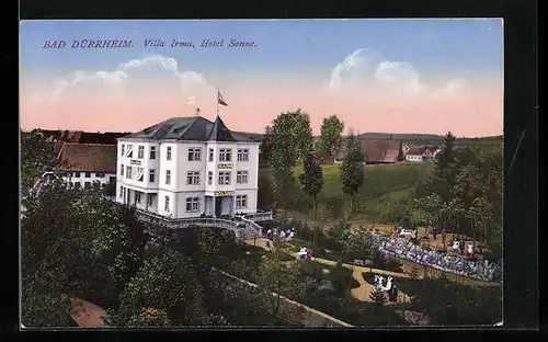 AK Bad Dürrheim, Villa Irma, Hotel Sonne