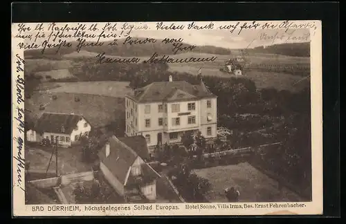 AK Bad Dürrheim, Hotel Sonne, Villa Irma