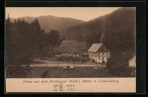 AK Schmiedeberg, Restaurant Wahl`s Mühle