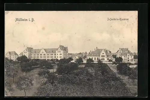 AK Müllheim i. B., Infanterie-Kaserne