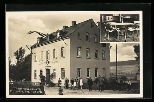 AK Crottendorf, Hotel Fürst Bismarck