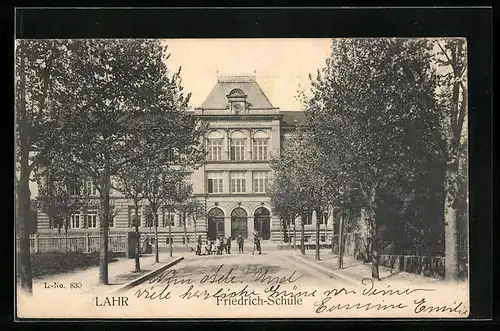 AK Lahr, Ansicht Friedrich-Schule