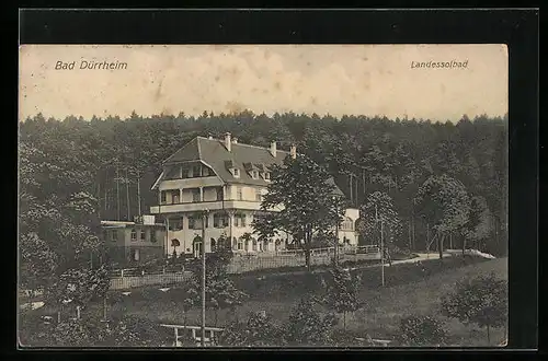 AK Bad Dürrheim, Ansicht auf das Landessolbad