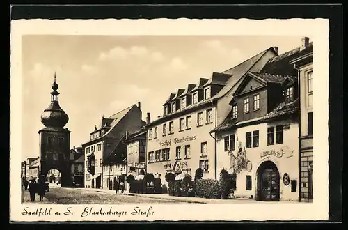 AK Saalfeld a. S., Blankenburger Strasse