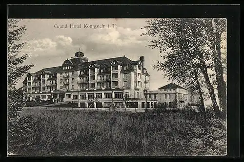 AK Königstein i. T., Ansicht Grand Hotel