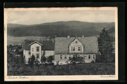 AK Tambach-Dietharz, Ortspartie mit Häusern