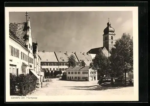 AK Ebersberg /Obb., Blick auf den Marktplatz