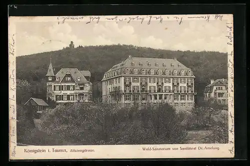 AK Königstein i. T., Wald-Sanatorium von Dr. Amelung