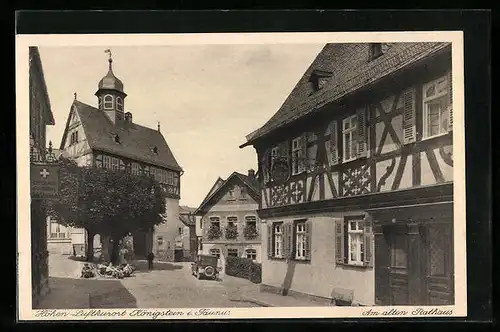 AK Königstein i. Taunus, Partie am alten Rathaus