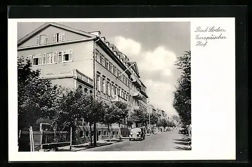 AK Bad Soden, Hotel Europäischer Hof