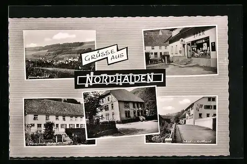 AK Nordhalden, Schule, Rathaus, Gemeinschaftshaus