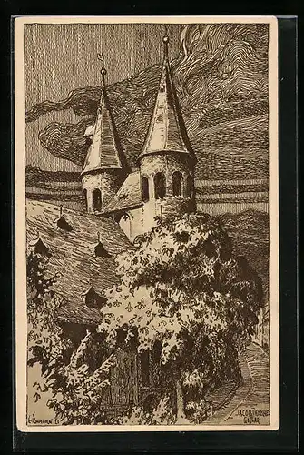 Künstler-AK Goslar, Jakobikirche