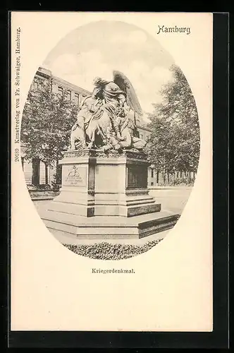 AK Hamburg-Neustadt, Kriegerdenkmal