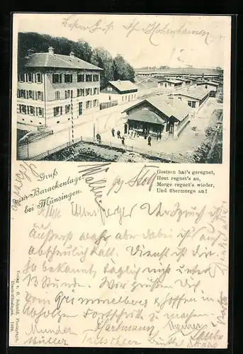 AK Münsingen, Barackenlager
