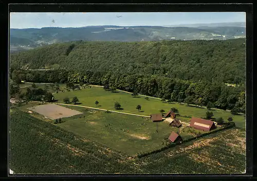 AK Neckarzimmern, Evangelische Jugendheime, Finnenhäuser mit Sportplatz