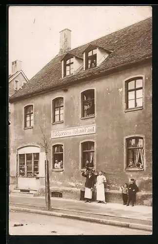 Foto-AK Augsburg, Bäckerei Johann Faul