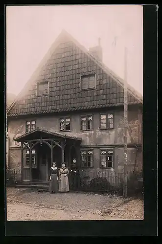 Foto-AK Börry, Haus Friedrich Redecker, ca. 1910
